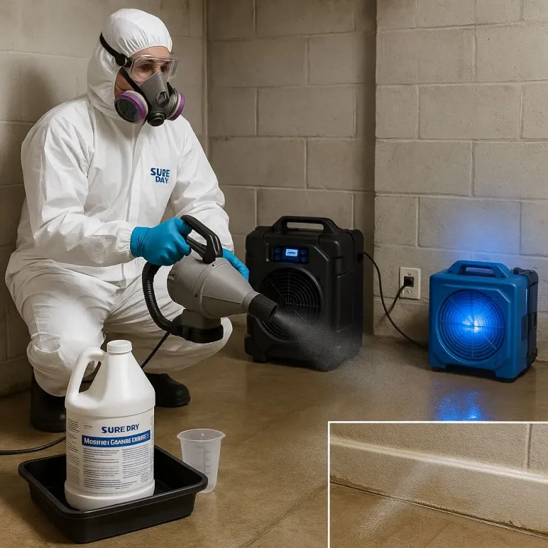 Sanitization and Odor Removal process in Ansonia, CT