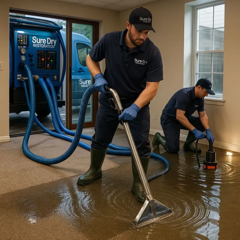 Water Extraction and Removal process in Ansonia, CT
